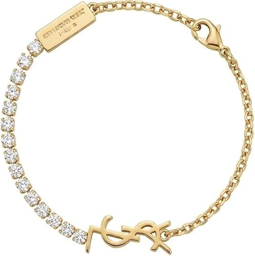 Siracend Initial Bracelet for Women - 7.5 Inch Adjustable Gold Letter Charm Bracelet， Personalized Name Designer Bracelets for Women，Letter Chain Bracelet Fashionable Trendy Bracelet