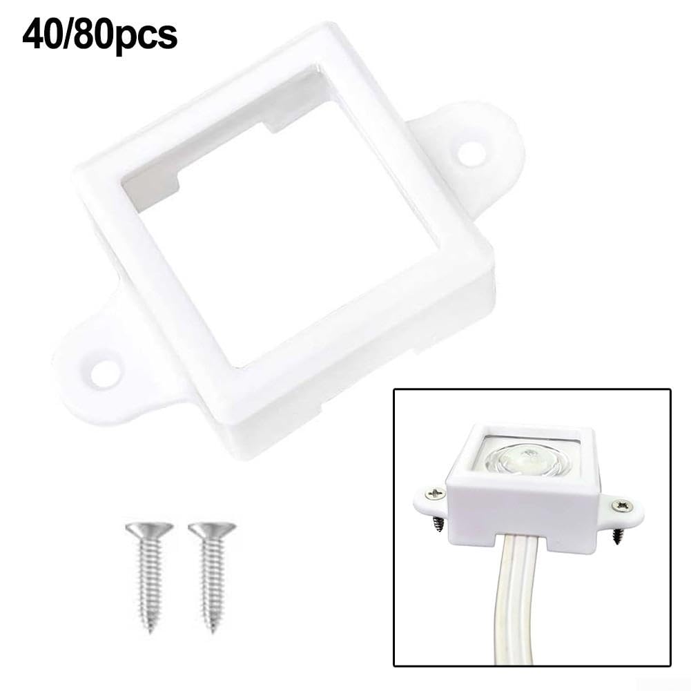 Supporto per sicuro per Lampade Esterne Installazione per facile(80pcs)