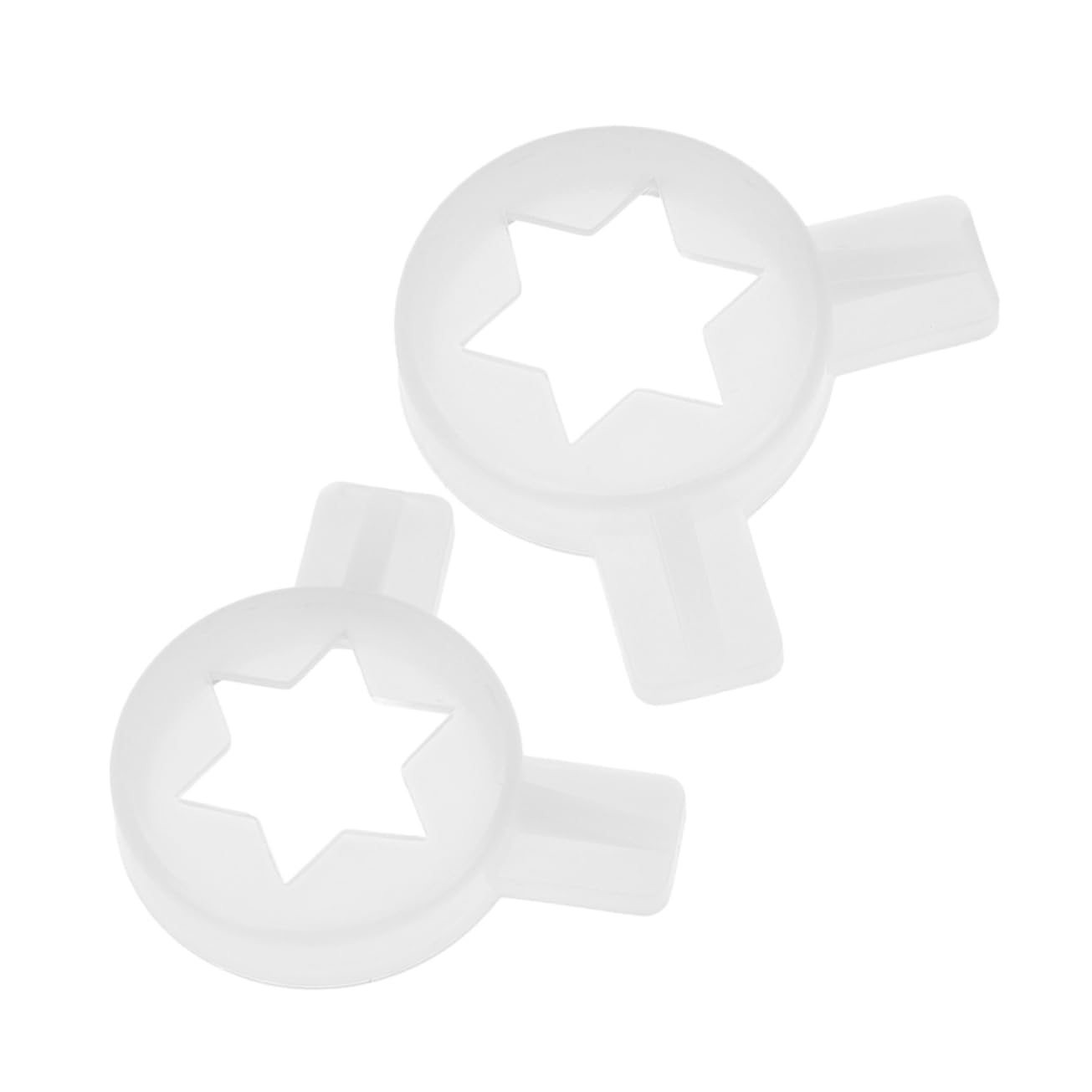 MAGICLULU 2pcs Ice Cream Machine Accessories Ice Cream Maker Machine Commercial Ice Cream Machine Homemade Ice Cream Maker Ice Cream Machine Part Ice Cream Machine Nozzle Plastic White