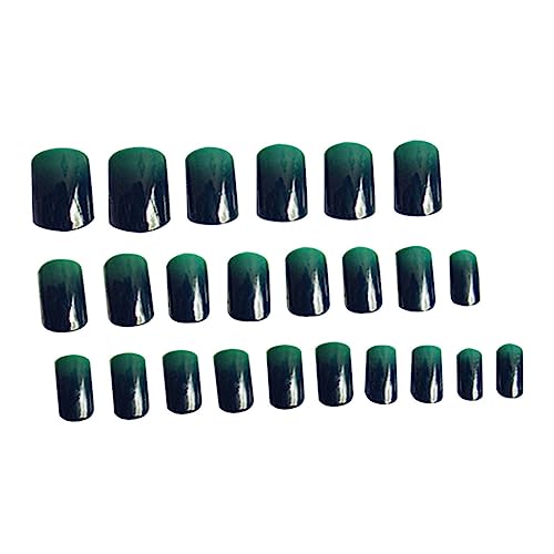 FOMIYES 48 Pçs Unhas Postiças Cobertura Completa Unhas Falsas Unhas Falsas Cola De Unhas Acrílicas P