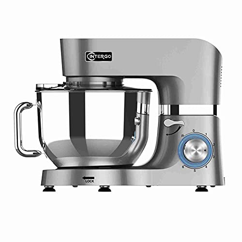 Küchenmaschine 1500W Knetmaschine mit 6,2L Edelstahlschüssel, 6 Geschwindigkeiten, Rührmaschine Teigmaschine inkl…