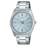 Casio MTP1302PEC-2 - Reloj analógico azul cielo, plateado