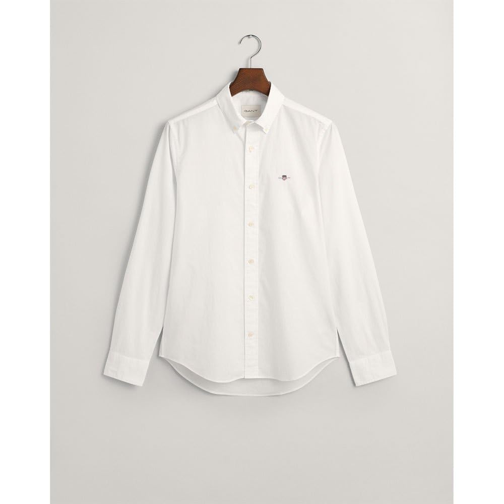 Gant Herren Slim Poplin Shirt Hemd SCHMALE Passform (1er Pack)