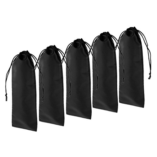 5 fundas de viaje para planchas y rizadores de cabello, color negro miniatura 7