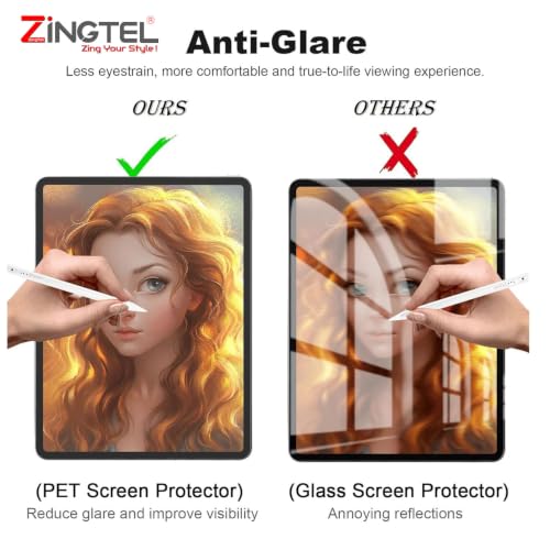 Image of Matte Screen Guard Compatible With iPad Air 3 (3rd Gen 2019) / iPad Air 3rd Generation 10.5 Inch Tab (A2153 /A2123 /A2152) & iPad Pro 10.5 inch 2017 Tablet Not a Tempered Glass Screen Protector