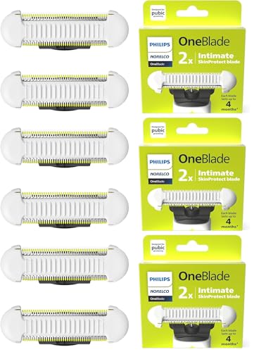 Image of Philips Norelco OneBlade Skin Protect Replacement Blade,for OneBlade Electric Shaver and Trimmer,Durable Stainless Steel,Trim and Shave with Extra Skin Protection,QP229 /80,(Pack of 6)