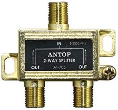 ANTOP 400BV HDTV Flat Panel Amplified Outdoor Antenna and Indoor,70 Miles Long Range with Built-in 4G LTE Filter for UHF VHF Enhanced, Multi-Directional Reception,94ft Detachable Coaxial Cable