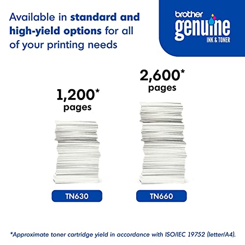 Brother Genuine High Yield TN660 Toner Cartridge, Replacement, Page Yield Up to 2600, Amazon Dash Replenishment, Black, 1 Pack - image 7