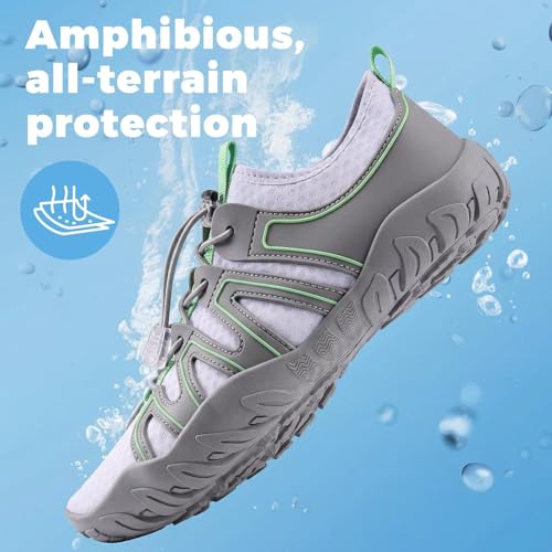 Image of WateLves Water Shoes Mens Womens Beach Swim Shoes Quick-Dry Aqua Socks Pool Shoes for Surf Yoga Water Aerobics