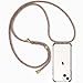 Transparent Case günstig Kaufen-CHIMUCO Handykette Hülle kompatibel mit iPhone 13, Handyhülle Handy Necklace Hülle mit Band Schutzhülle Kordel zum Umhängen Transparent Weich TPU Silikon Tasche Case for iPhone 13, Rainbow