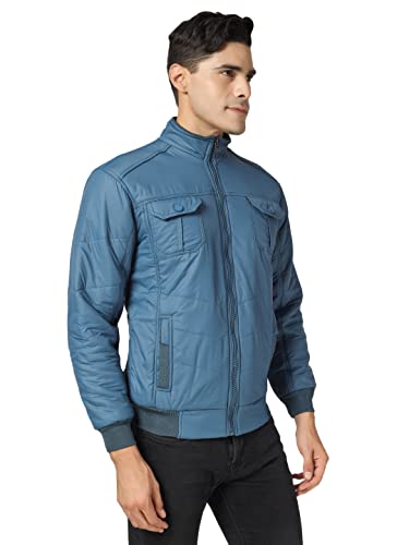 Image of TrapNation Men's Solid Regular Jacket Jerkin Storm