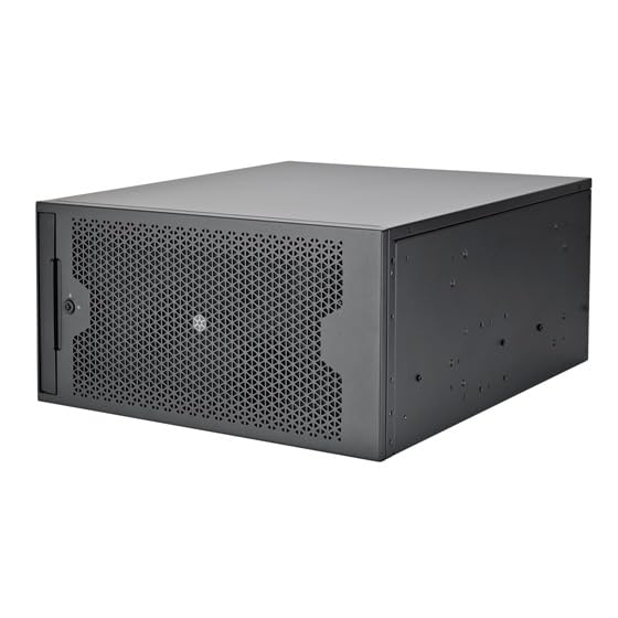Silverstone Technology RM53-502, Châssis serveur Rack 5U Avec Double baie 5,25" et Prise en Charge du radiateur 360 mm, SST-RM53-502