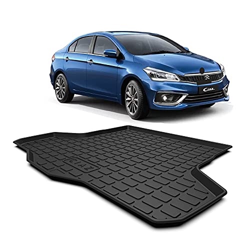 Image of GFX Luxury 3D car Trunk Mat /Boot Dicky Mats Waterproof and Antiskid Compatible with Ciaz 2014 Onward (Automatic /Manual)