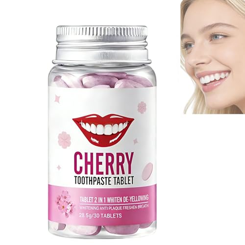 Pastiglie Dentifricio,Compresse Masticabili Del Collutorio Da Viaggio,Dentifricio Solido,Compresse Per La Pulizia Dei Denti,Rimozione Delle Macchie,Pulisci I Denti E Rinfresca L'alito