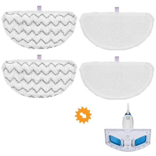 Image of 1940 for Bissell Steam Mop Pads for Bissell PowerFresh Steam Mop 1806 1544 1440 2075A 2685A 1940W 19404 Series, Model 19402 19408 1940a 1940f 1940q 1940t B0006 B0017, Part #5938#203-2633, 4 Pack
