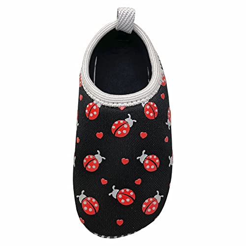 Sapatilha Antiderrapante Infantil Joaninhas Meia Magicc S-108