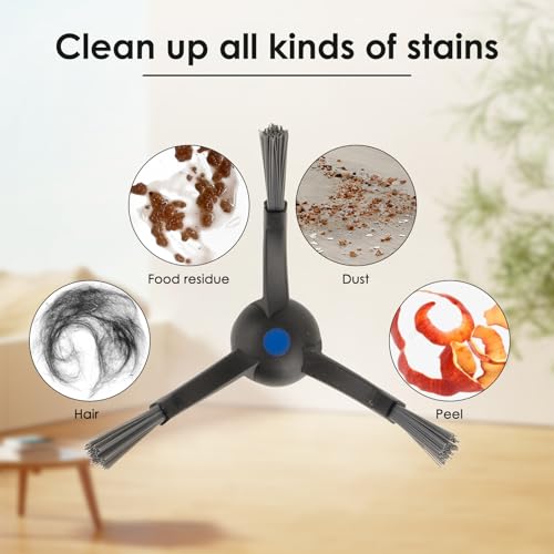(10 Stück) X5 Omni Ersatzteile Seitenbürsten für ECOVACS DEEBOT X5 Omni, X5 Pro Omni Roboterstaubsauger, Kantenkehrbürsten, Zubehörset für Eckenbürsten, Bürsten für Staubsaugeraufsätze