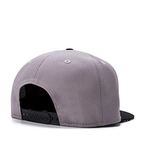 Image of Trucker Hat Fashion Mens Women Snapback Hats - Flat Bill Brim Hat Adjustable Baseball Cap