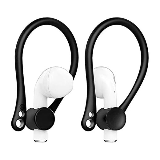 Fixador Segurador Externo Orelha Anti Queda Preto Para AirPods