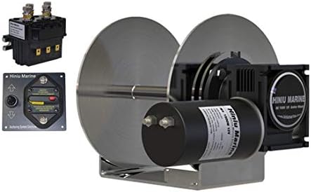 JZ 12V 1500W 316 Stainless Steel Drum Anchor Winch Marine Fishing Boat Yacht M4