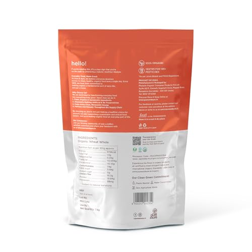 Image of Pure & Sure Organic Maida 1 Kg (Pack of 1)| 100% Natural Whole Wheat Maida Flour | No Preservatives & No Additives | Rich in Taste
