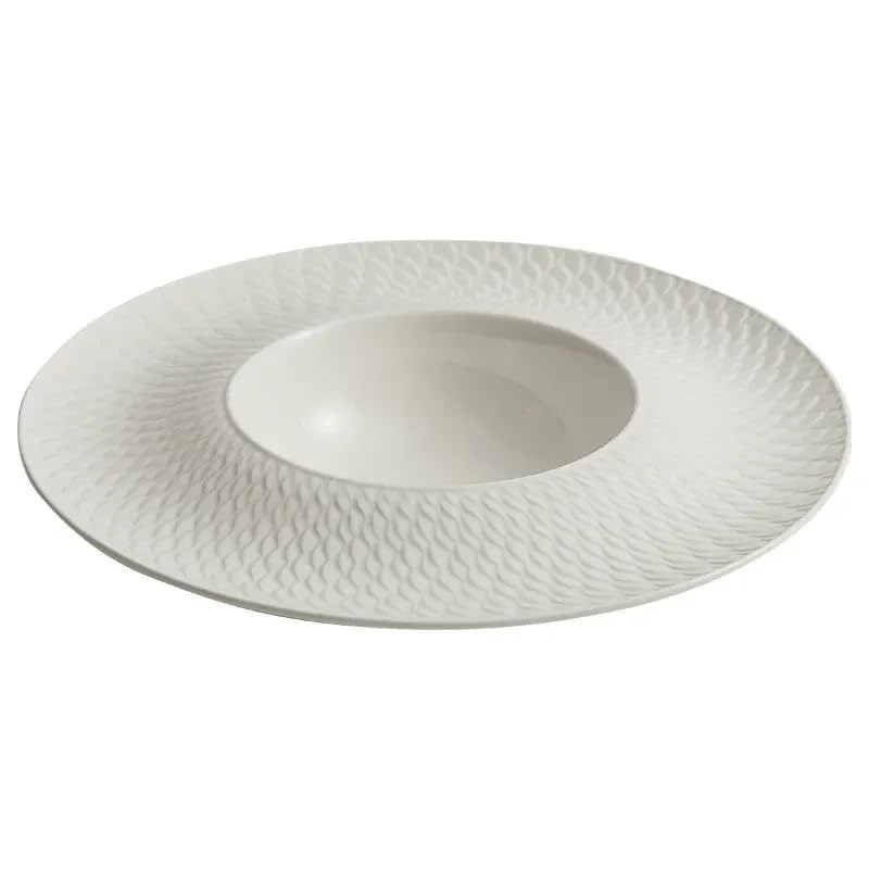 Teller Tiefer Teller Keramikteller Suppenschüssel Salatteller Pastaschüssel Dessertschale Geschirrteller Geschirr(C 12 inch)