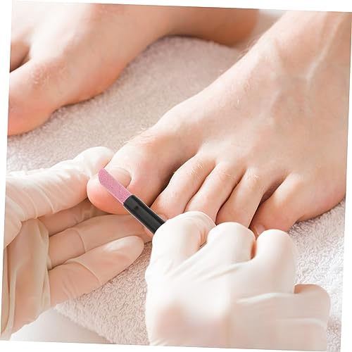HONMEET 2 Conjuntos De Canetas De Quartzo Para Unhas Bloco De Proteção Para Unhas De Vidro Fosco Lix