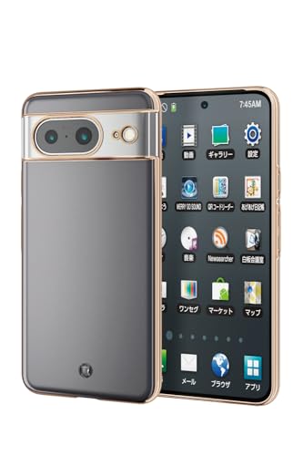 【美品】Google pixel8 ケーブル　箱　ケースつき ELECOM エレコム Google Pixel 8 用 ソフトレザーケース 薄型