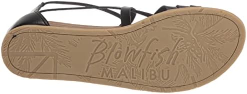 Blowfish Malibu Women's Brock Sandal, Black Dile/Dyecut, 8 | Image 3