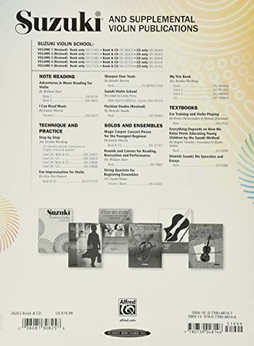 Suzuki Violin School, Vol 2: Violin Part, Book & CD