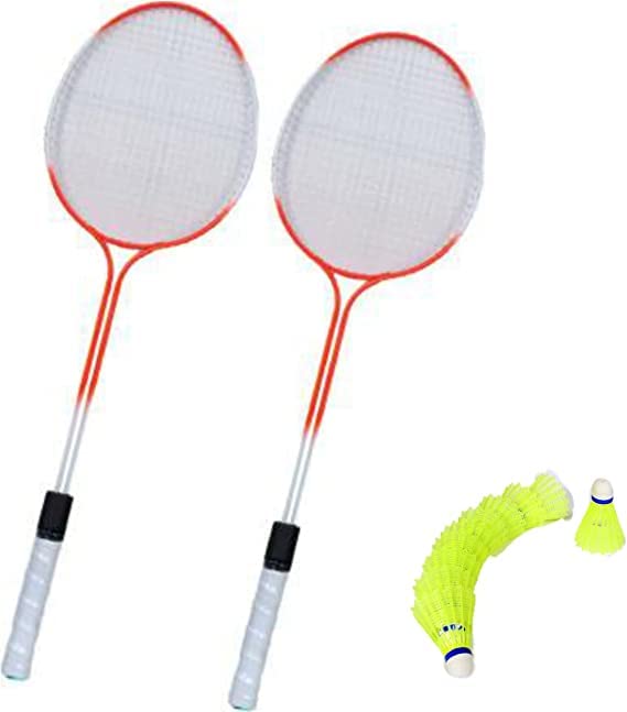 Buy PASWS Badminton Complete Racket Set of 2 Multi Colours Badminton
