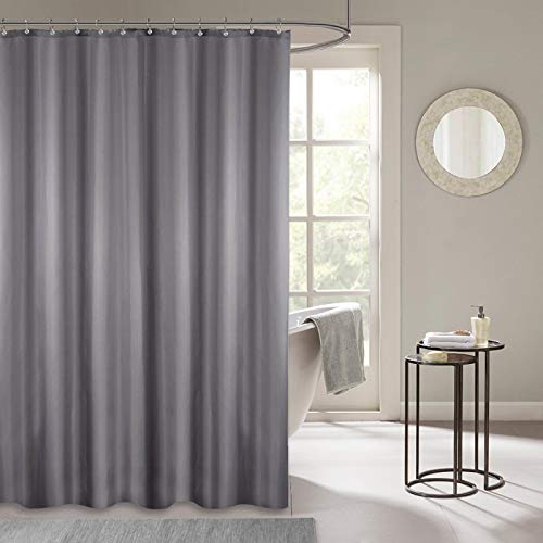 Chtenzy Waterproof Shower Curtain Solid Color Specification Suitable For Bathroom Shower Area Polyester Material 72 * 72Inch White #TOP2