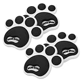 スノーボード デッキパッド スノボ デッキパッド ー滑り め スノーボード パッド スノーボードフットグリップ 滑り止め 肉球 黒 4個セット スノーボードアンチパッド スノーボードスノー