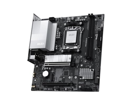 Image of MSI PRO B850M-G Motherboard, mATX - Supports AMD Ryzen 9000 /8000 / 7000 Processors, AM5 - DDR5 Memory Boost (8200+ MT /s OC), PCIe 5.0 x16, M.2 Gen5, 5G LAN