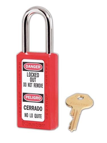 Master LockSafety Series Nonconductive Xenoy 3" Safety Padlock