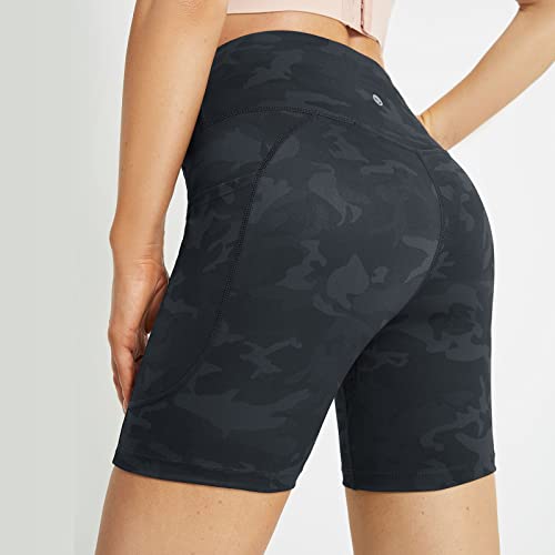 BALEAF Short feminino de cintura alta de 15,24 cm, ultra macio, para treino, ioga, corrida, atlético