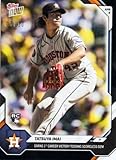 2026 Topps Now Tatsuya Imai #50 Black Foil /10 Earns 1st Career Victory Tossing Scoreless Gem Houston Astros Rookie RC Baseball Card