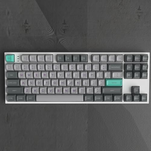 Image of Guffercty kred SA Profile PBT Keycaps,170 Set Double Shot Durable Keycaps for Custom Mechanical Keyboard Mod Fit 60% 100% Layout for Gamers Typists (Hyper Fuse)