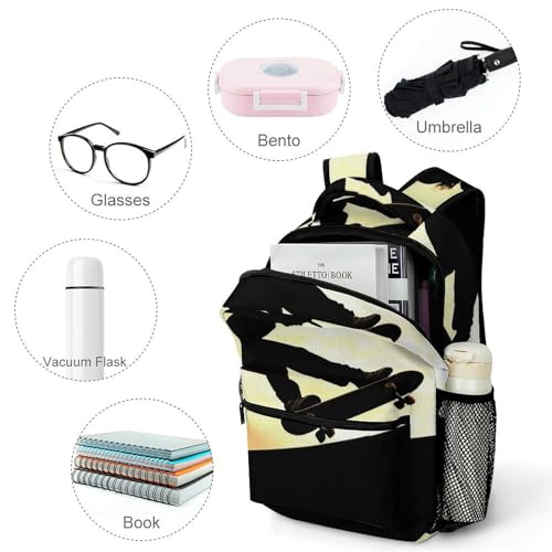 Stylish Backpack, Skateboard Print Durable Backpack Travel Backpack Multi-purpose Backpack Fashionable Backpack Trendy Backpack4