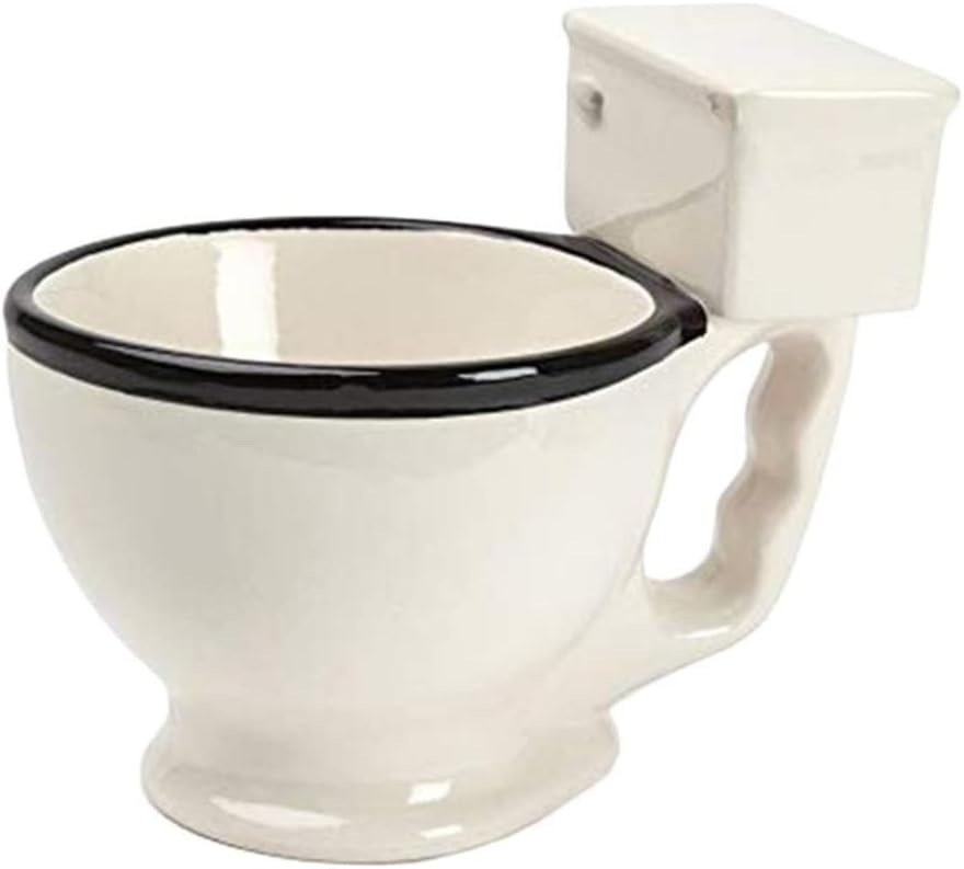 Novelty Toilet Ceramic Mug With Handle Coffee Tea Milk Ice Cream Cup Funny For Gifts