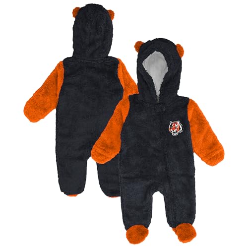 Image of Outerstuff Newborn & Infant NFL Stay Napping Fleece Bunting Full-Zip Sleeper