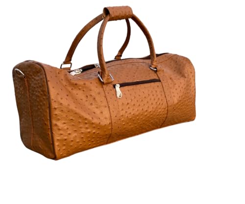 Ostrich Leather Luxury Duffel Bag