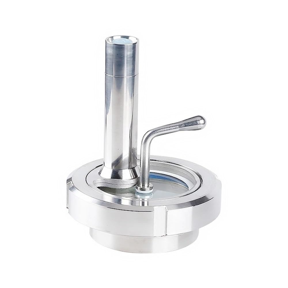 Dioptrien mit Scheibenwischer und Taschenlampe, DN100 Sanitär-Schauglas, rundes Sicht-Schauglas SS304, 1 Stück (102 mm)(102mm)