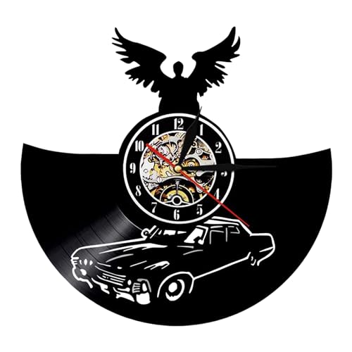 YUN Clock: Einzigartige Vintage Schallplattenuhr für stilvolle Wanddekoration