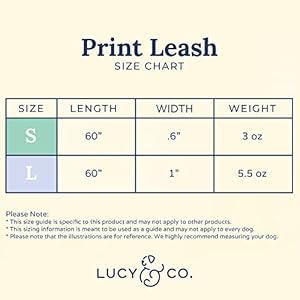 Lucy & Co. 5 Foot Designer Dog Leash –Leash for Small, Medium or Big Dogs or Puppies Puppy Leash – Pet Accessories & Supplies (Looking Sharp, Large) Lucy Co 5 Foot Designer Dog Leash Leash for Small Medium or Big Dogs or Puppies Puppy Leash–Pet Accessories Supplies Looking Sharp Large