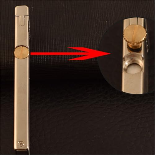 Encendedor de queroseno metálico ultra delgado retro miniatura 3
