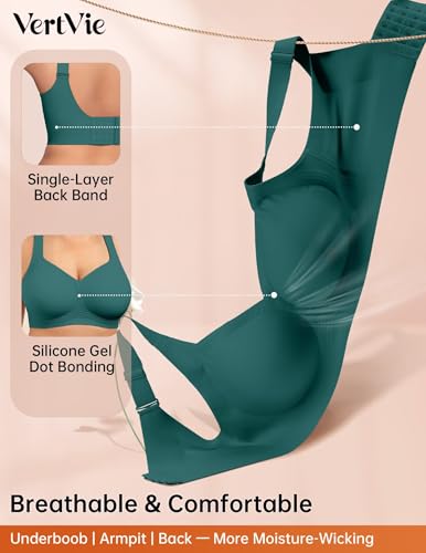 Image of Vertvie Jelly Bras for Women No Underwire Minimizer Support