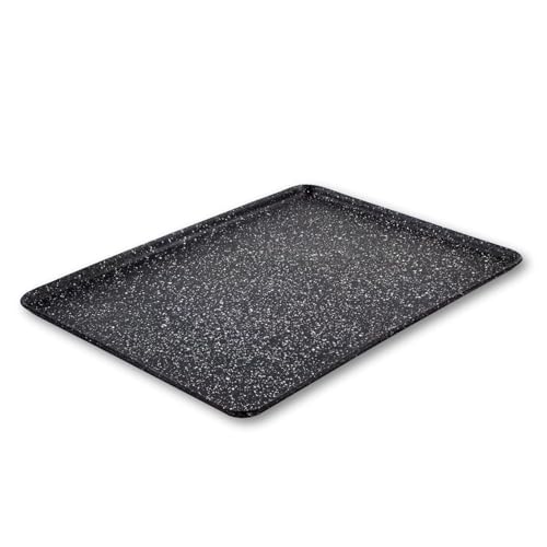 Scoville Xtra 35cm Baking Tray, Non Stick Baking Tray for Oven, Neverstick Coated, Baking Sheet, Oven Safe to 260°C, Easy to Clean, Dishwasher Safe, PFOA Free, Toughened Aluminium, Black Scoville Xtra 35cm Baking Tray, Non Stick Baking Tray for Oven, Neverstick Coated, Baking Sheet, Oven Safe to 260°C, Easy to Clean, Dishwasher Safe, PFOA Free, Toughened Aluminium, Black