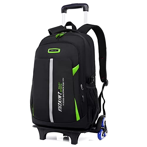 Boys Rolling Backpack Kids Trolley School Bag with Wheels Wheeled