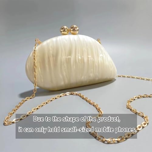 Acrylic Shell Shaped Bag Luxury Marble Clutch Evening Purses for Women Glitter Handbag for Wedding Cocktail Party Prom2